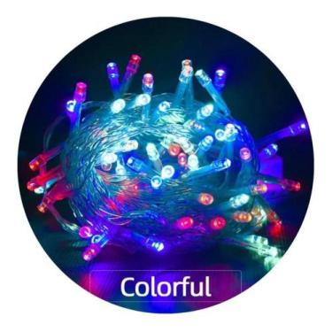 Imagem de Luzes Decorativas De Natal Pisca Pisca Led 100 Lampadas 9 Metros - Pre