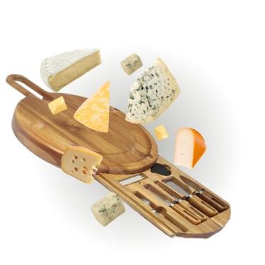 Imagem de Tábua De Petisco Porção De Frios Ou Queijos De Luxo Conjunto 14 Peças 