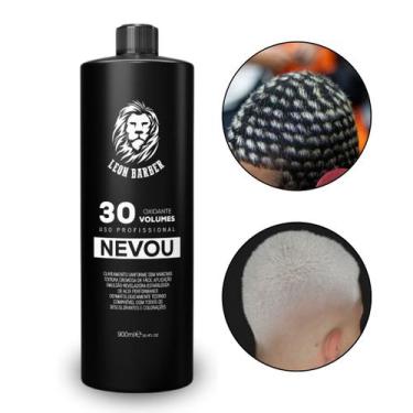 Imagem de Água Oxigenada 30 Volumes 900ml Nevou Leon Barber Barbearia, Água Oxig