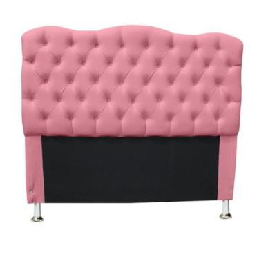Imagem de Cabeceira Super King Para Cama Box Casal Agnes - Suede - Sv Decor, Ros
