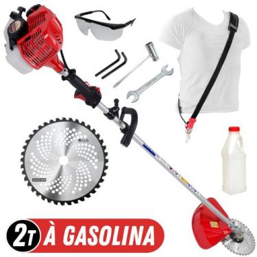 Imagem de Roçadeira Nakashi T262M Com Motor TU26 Mitsubishi e Empunhadura Circul