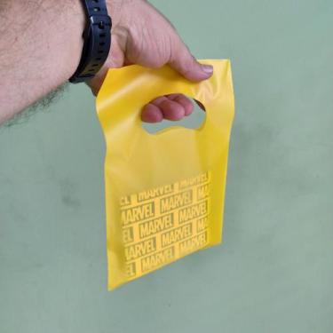 Imagem de 50 Sacolas Plásticas 1º linha alta densidade  -  tratadas para impress