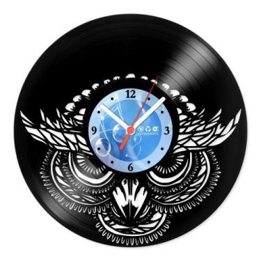 Imagem de Relógio De Parede Disco Vinil Diversos - Olhos de Coruja - VDI-385 - M