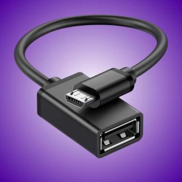 Imagem de Cabo Adaptador OTG USB 3.0 2.0 Para Tipo C Pendrive Mouse Teclado - Es