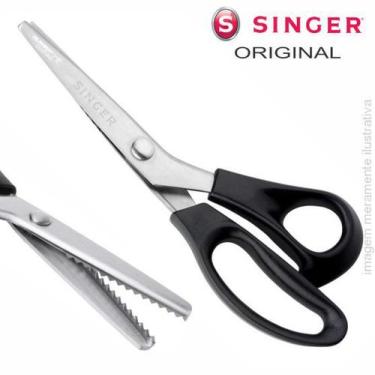 Imagem de Tesoura manual picotar em formato zig zag singer 9,5" - 24,1cm - Almei