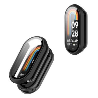 Imagem de Capa Acrilico Com Vidro Compatível Com Smart Band 9 - Tech King
