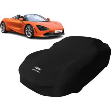 Imagem de Capa De Tecido Para Proteção Carro McLaren 720s - Mz, Preta