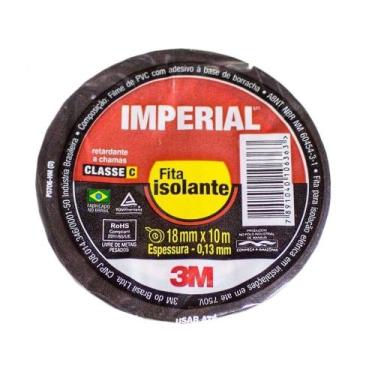 Imagem de Fita Isolante Imperial Antichama 3M 18mm, 05 mts, 10 mts ou 20 mts., 1