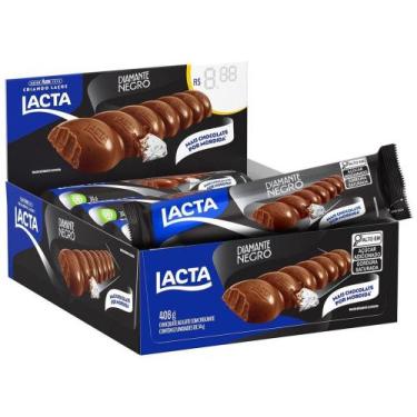 Imagem de Barra de Chocolate Lacta Diamante Negro 34g - Display com 12 Unidades