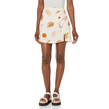 Imagem de ASTR the label Saia feminina Arza, Marrom rosa creme, M