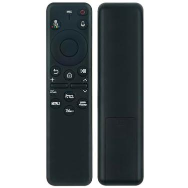 Imagem de Allimity BN59-01432A BN5901432A Controle remoto de voz de substituição compatível com modelos 2023 Samsung QLED 4K Smart TVs Q80C Q80CD Q60C S90C S95C QN800C QN900C CU8000D CU8000 Q70CD Series TVs