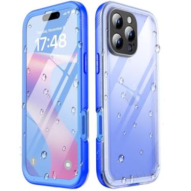 Imagem de SPORTLINK Capa para iPhone 16 Pro Max com protetor de tela, IP68 debaixo d'água/2,9 m, militar, à prova de queda/à prova de poeira/resistente, capa de celular para Apple iPhone 16 Pro Max 6,9