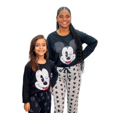 Imagem de Kit pijama de inverno mãe e filha - SLEEP PIJAMAS, Mickey, M