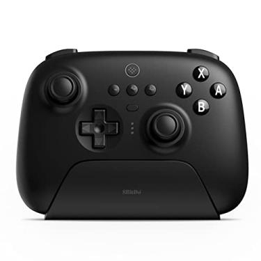 Imagem de 8Bitdo Ultimate Bluetooth Controller with Charging Dock, Wireless Pro Controller with Hall Effect Sensing Joystick, Compatible with Switch, Windows and Steam Deck (Black)
