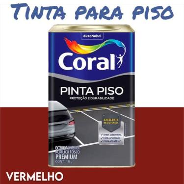 Imagem de Tinta Pinta Piso 18 Litros Premium Coral Escolha Cor, Vermelho