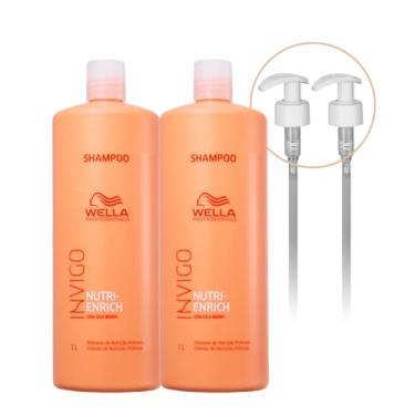 Imagem de Kit Wella Professionals Invigo Nutri-Enrich Shampoo Extra Válvula (4 produtos)