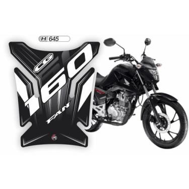 Imagem de Adesivo Protetor Tanque Moto CG160 Fan H645 - Resitank