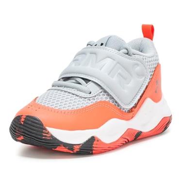 Imagem de Under Armour Tênis infantil Pre School Zone Basketball 2, (011) Cinza moderno/vermelho ares/preto, 16