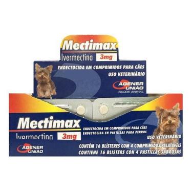 Imagem de Mectimax 3mg - Combo 32 Comprimidos - Cartela Avulsa + Bula - Agener U