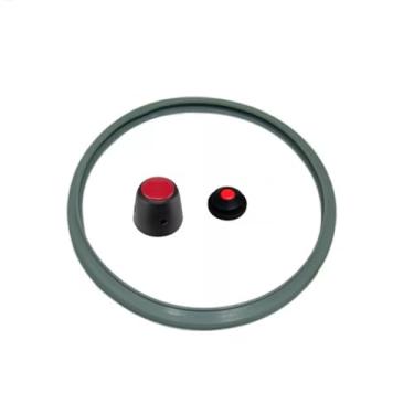 Imagem de Kit Reparo Borracha Peso E Válvula Panela De Pressão Panelux 4,5 L