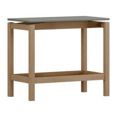 Imagem de Mesa Lateral Barcelona - Oak e Ferrolack - finestra
