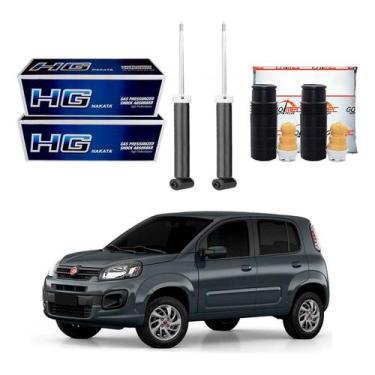 Imagem de Kit Amortecedor Traseiro Novo Uno 1.0 1.4 2017 A 2020 - Nakata