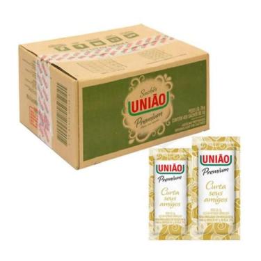 Imagem de Açúcar sachê com 400 unidades união - UNIAO