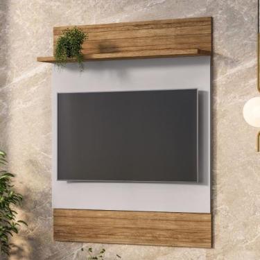 Imagem de Painel Frisado para TV Até 42 Polegadas Guaratuba Bechara, Cinamomo/Of