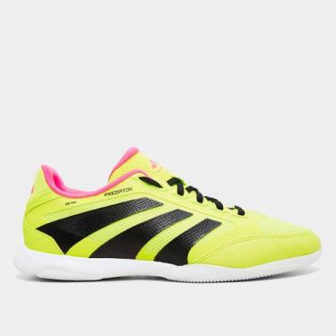 Imagem de Chuteira Futsal Adidas Predator League Unissex, Verde, Preto, 42