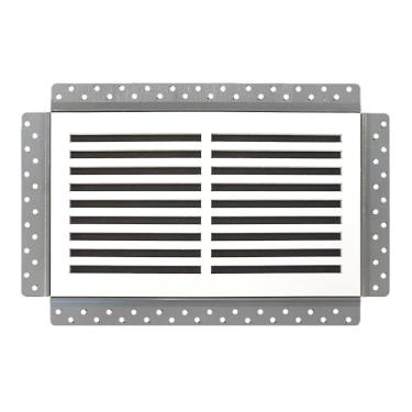 Imagem de Melhor capa de ventilação magnética de retorno de ar frio removível Invisagrille de 35.6 cm x 15.2 cm Invisagrille para parede, grade de placa de cimento reforçada com fibra, capa de ventilação