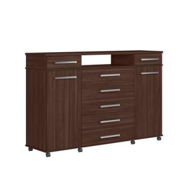 Imagem de Cômoda London 2 PT 7 GV Café - Modern