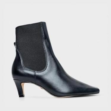 Imagem de Bota Carrano Timeless Salto Fino Couro Preto-Feminino