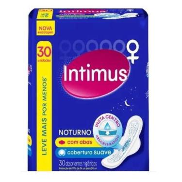 Imagem de Absorvente Intimus Gel - Noturno Suave - Com Abas