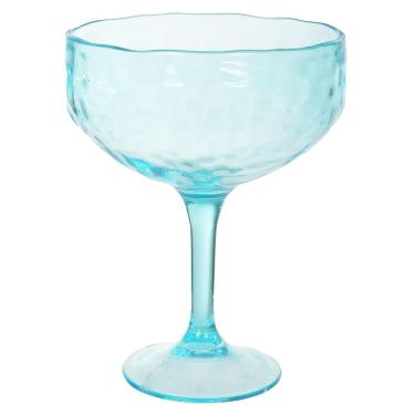 Imagem de Taca martini acrilico 540ml martelado azul