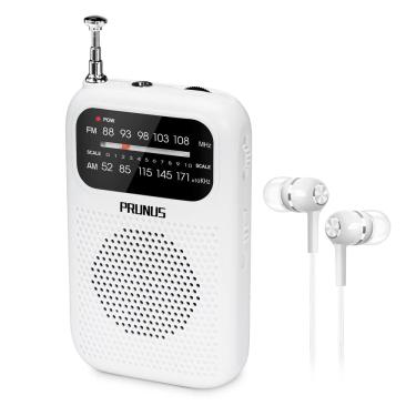 Imagem de Rádio de bolso prunus J-777 am/fm portátil com melhor recepção