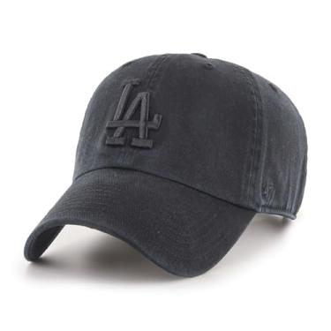 Imagem de '47 Boné Strapback da marca - Clean UP LA Dodgers preto lavado, Preto, Tamanho Único