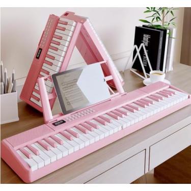 Imagem de Piano elétrico dobrável 61 teclas Piano digital