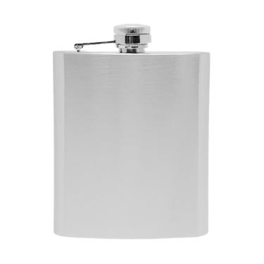 Imagem de Cantil de Bolso Porta Bebida em Inox 200ml
