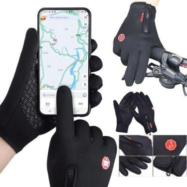 Imagem de Luva Moto Bike Motoqueiro Impermeável Térmica Touch Original - Generic