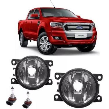 Imagem de Par Farol De Milha Universal Ford Ranger 2017 2018 2019 2020 + Lâmpada