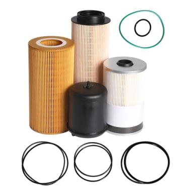 Imagem de Loautong 1948921 1922496 Fs19765 2277129 Kit De Filtro Adequado Para Motor Paccar Mx-13 Mx13, Óleo, Separador Água E Combustível, Serviço Manutenção 4 Peças