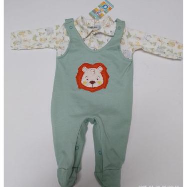 Imagem de Macacão Jardineira Longo Moletino Bebê Menino Zafielo Rf 609-Masculino