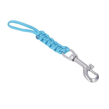 Imagem de Habitação de Câmera Subaquática que Transporta Cordão, Cordão de Mergulho, Corda de Nylon de Aço Inoxidável para Transportar Câmera Subaquática, Ferramenta de Segurança (Azul)