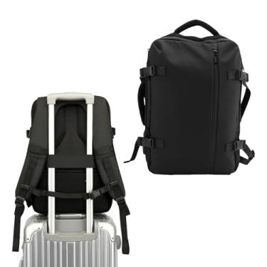 Imagem de Expandível para a Mochila 55L Com Compressão a Vácuo, Mochila de Viagem a Vácuo à Prova de água Com Carregamento USB Item Pessoal de Transporte de Mochilas Aprovadas