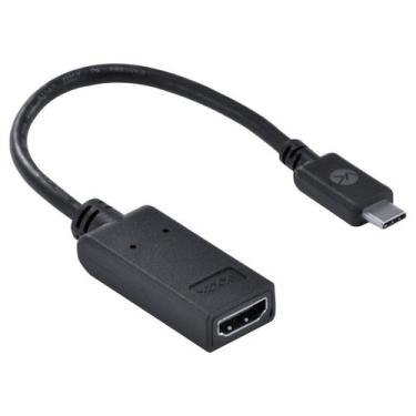 Imagem de Adaptador USB Tipo C X HDMI 4K 20CM - ACHDMI-20 - Vinik