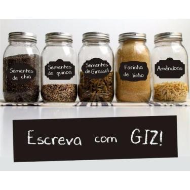 Imagem de Adesivos Lousa Etiquetas Grandes e pequenas - Inove Papéis de Parede