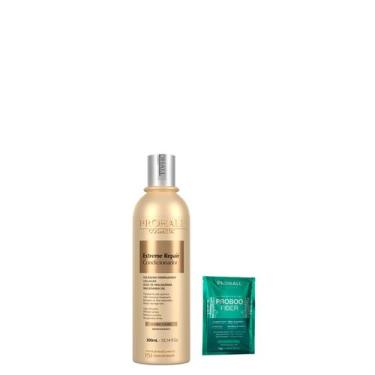 Imagem de Condicionador e Leave-in Térmico 2 em 1 Prohall 300ml