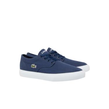 Imagem de Lacoste Tênis masculino Grip Base, Azul-marinho e branco, 43