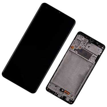 Imagem de Duotipa Tela sensível ao toque com digitalizador LCD compatível com Samsung Galaxy A32 SM-A325F, SM-A325M 4G 16.3 cm LCD Touch Screen Display Digitalizador Assembly (Preto com moldura