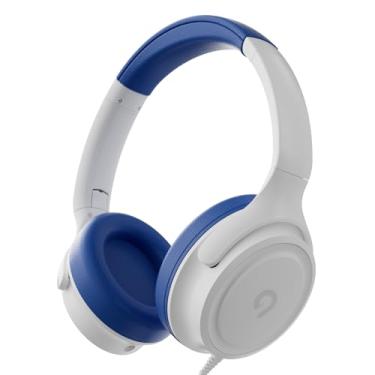 Imagem de ADOOPE Fones de ouvido infantis com cabo - conector de 3,5 mm 85/94dB controle de volume seguro microfone embutido fones de ouvido intra-auriculares para crianças/adolescentes/escola/viagem